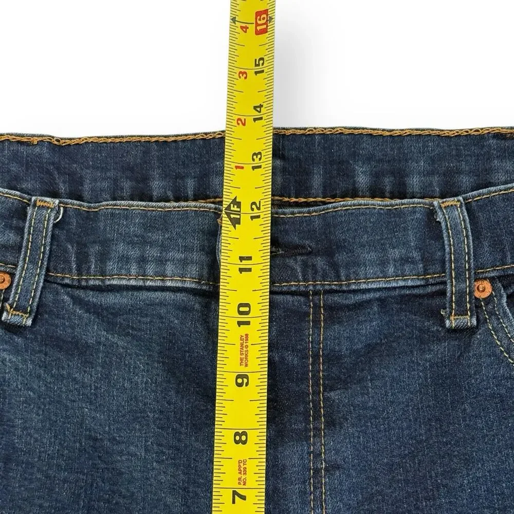 Levi's 559 Jeans Mens 40x32 Relaxed Straight Dark Wash Blue Denim Pants Mid Rise